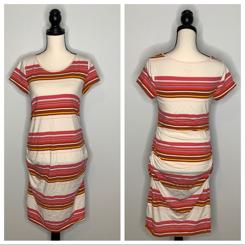 Isabel Maternity striped dress